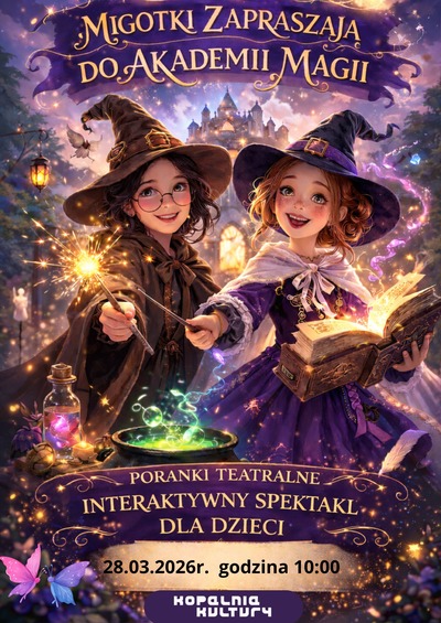 Plakat wydarzenia: Internywny spektakl dla dzieci 