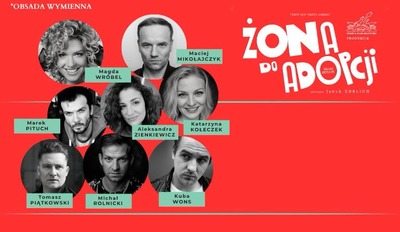 Plakat wydarzenia: Żona do adopcji - Spektakl 